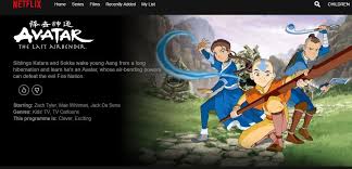 Avatar On Netflix In Europe Thelastairbender