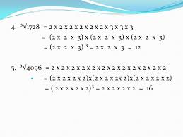 (∛a dibaca akar pangkat tiga dari a). Kelas 6 Semester I Tahun Pelajaran 2011 Ppt Download