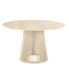 Table A Manger Ronde En Sycomore 6 Personnes D130 Sendai Maisons Du Monde In 2020 Ronde Eettafel Eettafel Ronde Tafel