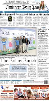 May 28, 2014 — Gwinnett Daily Post by Gwinnett Daily Post