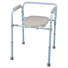 Carex 3 In 1 Folding Commode Combo Bedside Commode Raised Toilet Seat And Toilet Safety Frame Walmart Com Bedside Commode Simple Storage Transfer Bench