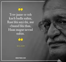 11 Heartwarming Quotes By Gulzar Are All You Need To Comfort Your Soul Read the most awesome life quotes of all time, and explore our curated sub categories such as funny, short, and disney. 11 heartwarming quotes by gulzar are