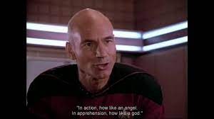 Welcome to my collection of star trek quotes, sorted by episode. Picard Disarms Q With A Little Shakespeare What A Piece Of Work Is Man Captain Picard Monologues Star Trek