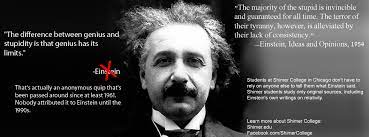 Explore our collection of motivational and famous quotes by authors you know and love. Fake Quotes Project Einstein The Difference Between Genius And Stupidity Is That Genius Has Its Limits Shimer College Wiki Fandom