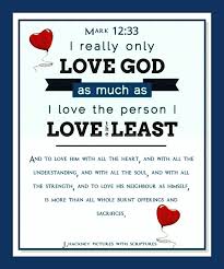 Mark 12 33 And To Love Him With All The Heart And With All The Understanding And With All The Soul And With All The S Love Him Believe In God Understanding