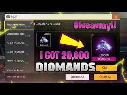 Ya mungkin cara ini termasuk gratis namun masih membutuhkan modal. I Got 20 000 Diamonds Gift From Garena Free Fire A Big Giveaway For All My Subscriber S Infintz Google Play Gift Card Diamond Gift Free Gift Card Generator