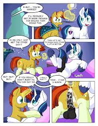 1222269 - explicit, artist:zanezandell, shining armor, sunburst, pony,  unicorn, comic:the real thing, g4, adorasexy, anus, backsack, balls,  blushing, butt, comic, cute, cute porn, dark genitals, erection, gay,  glasses, happy porn, horsecock, infidelity,