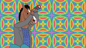 When Diane Gives Bojack A Kaleidoscope To Entertain Him While She Goes In To Deal With Her Family Bojack Horseman Trippy Wallpaper Horseman