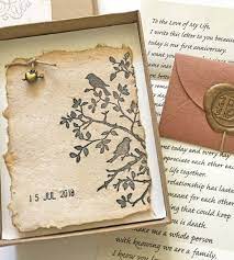 Meaningful One Year Anniversary Gift Romantic 1st Year Of Etsy Paper Gifts Anniversary Paper Wedding Anniversary Gift Anniversary Gifts For Him