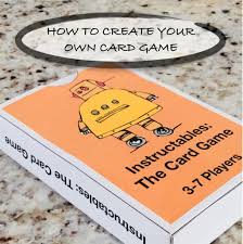 How To Make Your Own Card Game 7 Steps Instructables
