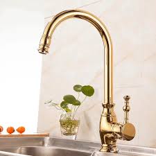 Searching for the best kitchen faucets under $100? 2021 Kitchen Faucets European Full Brass Golden Hot And Cold Sink Tap Vegetables Basin Rotate Spout Drinking Water Faucet From Saintlotus 94 84 Dhgate Com