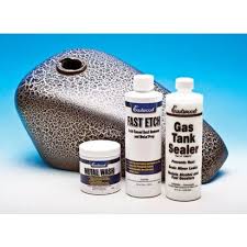 Call manufacturer or google it. Gas Tank Sealer Kit For Cycles Gas Tanks Gas Sealer