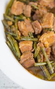 Pork Adobo With Sitaw Recipe Panlasang Pinoy Recipe Pork Adobo Sitaw Recipe Pork Adobo Recipe