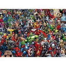 1000 pieces guarantee a lot fun while putting the poster together. Marvel Comics Impossible 1000 Piece Jigsaw Puzzle The Works