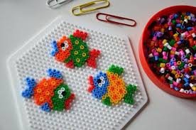 Diy Poisson D Avril En Perles Hama Perles Hama Perles A Tisser Perle