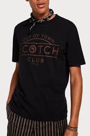 Up to 70% off apparel · shop the latest trends · the brands you love Scotch Soda Black T Shirt With Logo Men S T Shirts Differenta Com