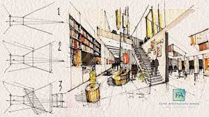 Please note that this video is not captioned, as it is hoped that the challenging aspects of this exercise are explained earlier in this guide. How To Draw A Room In 2 Point Perspective For Beginners Interior Design Borobudur Training