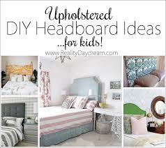Shelter back headboard features matching button tufting. Upholstered Headboard Ideas For Kids To Buy Or Diy