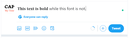 Simply type or copy the normal text into the blank . Twitter Fonts ð¾ð§ððð©ð ð¾ð¤ð¤ð¡ ðð¤ð£ð©ð¨ ðð¤ð§ ðð¬ðð©ð©ðð§