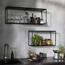 Wandregal Black Cube Gross Schwarz Metall Regal Puristische Form Schlicht Modern Ebay