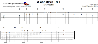 We've got easy songs of all times from the 60's, 70's, 80's, 90's, 2010, 2020 up till now, but also every style of music from easy rock, blues, country to jazz songs. O Christmas Tree Easy Guitar Tab Guitarnick Com