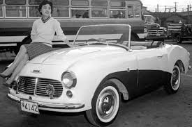 Image result for Maroon 1959 Datsun