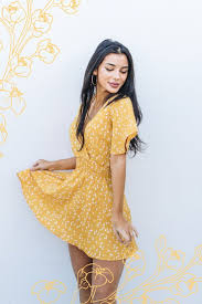 Yellow Star Dress Fashion Star Dress Chic Outfits