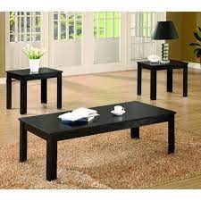 Rated 4.5 out of 5 stars. Coaster Home Furnishings 3 Piece Occasional Solid Wooden Indoor Rectangular Home Table Set With Coffee Table And 2 End Tables Black Target
