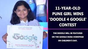Google doodles are a tool on the company's homepage that are often used to highlight world issues, historic events, and celebrations around the globe. 11 Year Old Pune Girl Wins Doodle 4 Google 2016 Contest