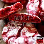 Biskut Red Velvet Cemilan Makanan Resep