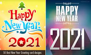 Design for a 2020 new years card, from back when we thought it might be an ok year. 50 Best New Year Greeting Card Designs From Top Designers 2021