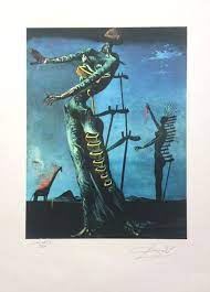 Both dali's extraordinary talent and odd personality helped him to rise above the rest of the surrealists of the 20th century. Salvador Dali Giraffe In Flammen