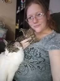 So I am getting this little bottle baby tiger stripe kitten as a playmate  for my girl precious I'm needing names for him and of course a lot of you  may already