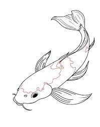 Wie Zeichne Koi Fish Step 9 Fisch Gezeichnet Koi Malerei Fische Zeichnen Fisch Zeichnung