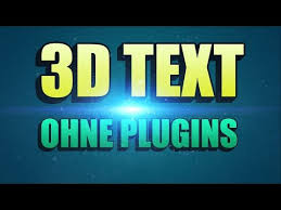 How to install intro to the server. After Effects 3d Intro Text Ohne Plugins German Deutsch Hd Youtube