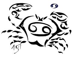 Cancer zodiac tattoo amazing tattoo gallery for cancerians. Black Tribal Cancer Zodiac Sign Tattoo Stencil By Sakashima