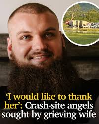 The heartbroken wife of a young North Queensland dad who lost his life in a  devastating Bruce Highway crash is searching for the strangers who rushed  to his side in the aftermath