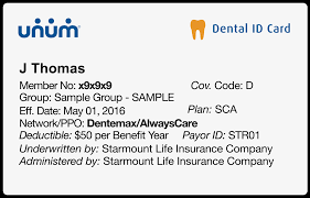 You probably received a membership package with information about your you may have received a card or other document as proof of your insurance. Dental Insurance Plans And Coverage Unum