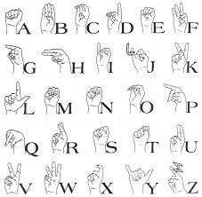 Black And White Free Printable Sign Language Alphabet Sign Language Images Printable Sign Language Chart Sign Language Alphabet Learn Sign Language