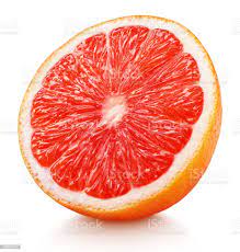 Foto De Metade Da Fruta Citrica Corderosa Da Toranja Isolada No Branco E Mais Fotos De Stock De Toronja Istock