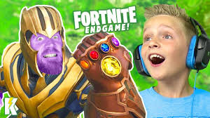 Each week a new set of seven battle pass challenges are released by epic games. My Dad Is Thanos Fortnite Endgame On K City Gaming Youtube