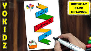 Check spelling or type a new query. Birthday Card Drawing Easy Youtube
