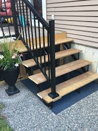 Stair rail will work with stairs slope set at 35 degrees. Stair Rail Kit With Standard Picket Peak Products Canada