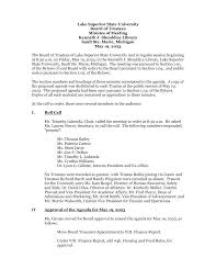Lake Superior State University Board of Trustees Minutes of Meeting Kenneth  J. Shouldice Library Sault Ste. Marie, Michigan May