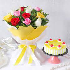 We do have take away facilities of flower arrangements and cakes. Cakes And Flowers Combo Online Cake With Flower Delivery Igp