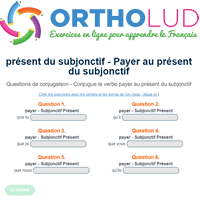 Le verbe créer est un verbe du 1er groupe. Conjugue Le Verbe Payer Au Present Du Subjonctif