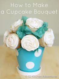 Learn how to make easy fondant flower cake with a polka dot design, using basic tools. Tutorial How To Make A Cupcake Bouquet For Mom This Mother S Day Spring Gift Present Summer Birthday Bridal Shower Party Baby Shower Flower Roses Sugar Hero 52 Kitchen Adventures Vanilla Easy Budget