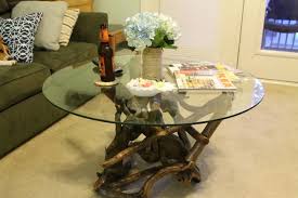 A 60 driftwood coffee table base is specifically made to accommodate/support a 60 square glass top. How To Make A Diy Driftwood Coffee Table