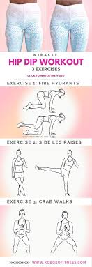 The Best Hip Dip Workout Exercises With Full Workout Video That Is Easy To Follow Awesome Addit Workout For Wider Hips Dip Workout Health And Fitness Articles