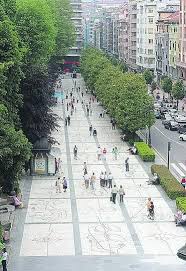 Paseo Corredor Del Parque San Francisco En La Calle Uria Asturias Espana Parques De Madrid Viajar Por Espana